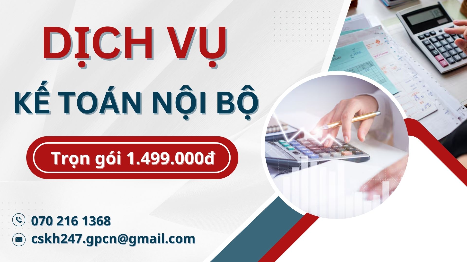 dịch vụ kế toán nội bộ doanh nghiệp